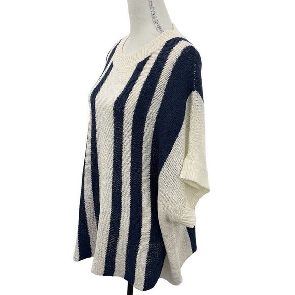 Mud Pie Addy Women's Stripe Knit Pullover - Picture 1 of 10